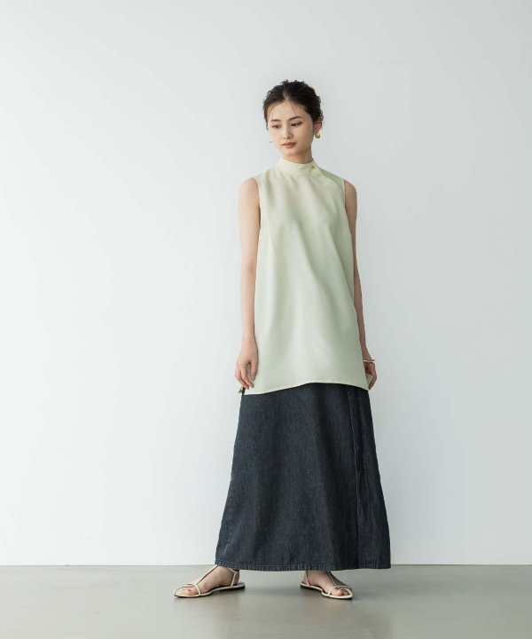 SIWEM シウム デニムスカート SIWEM（シウム）の「MARBLE DENIM SKIRT（デニムスカート）」 - WEAR