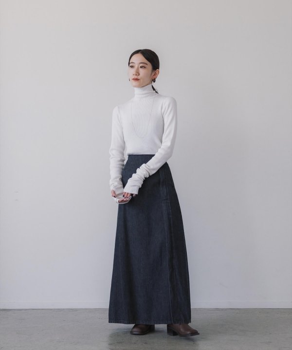 SIWEM シウム デニムスカート SIWEM（シウム）の「MARBLE DENIM SKIRT（デニムスカート）」 - WEAR