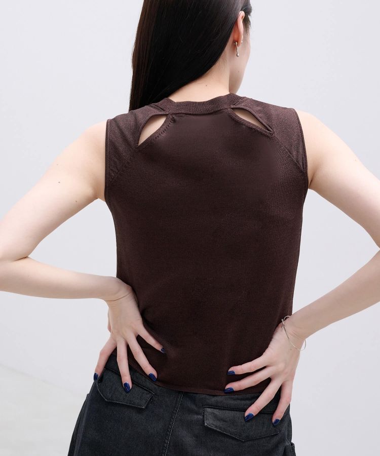 GEMSTONE SLEEVELESS KNIT