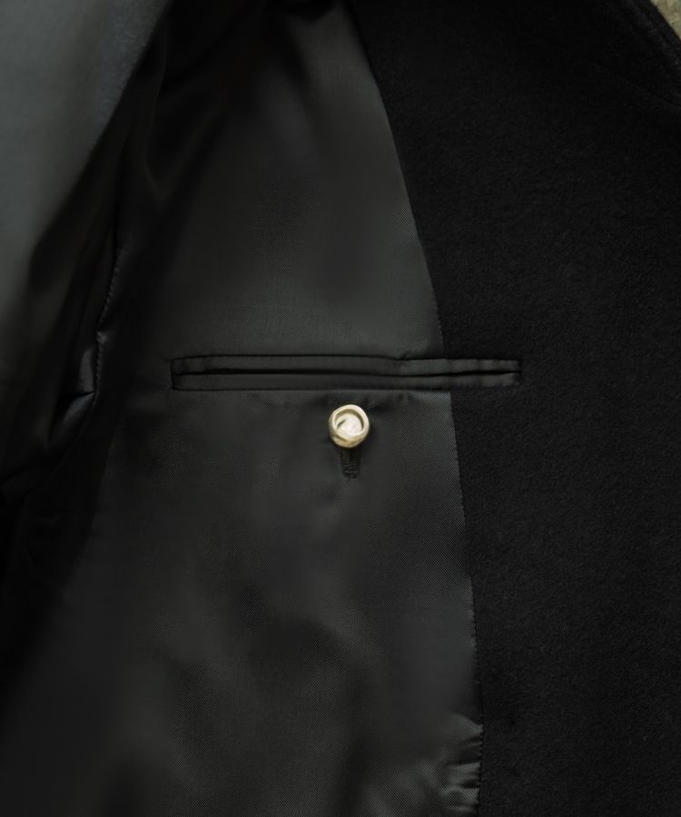 SUPER140S MELTON COAT