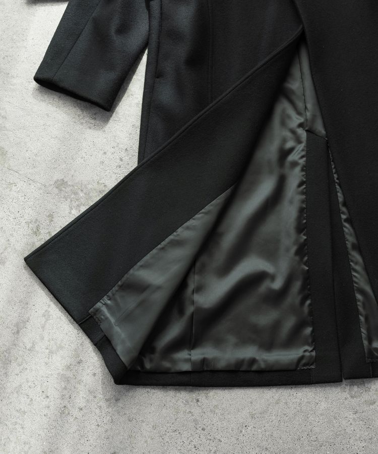 SUPER140S MELTON COAT