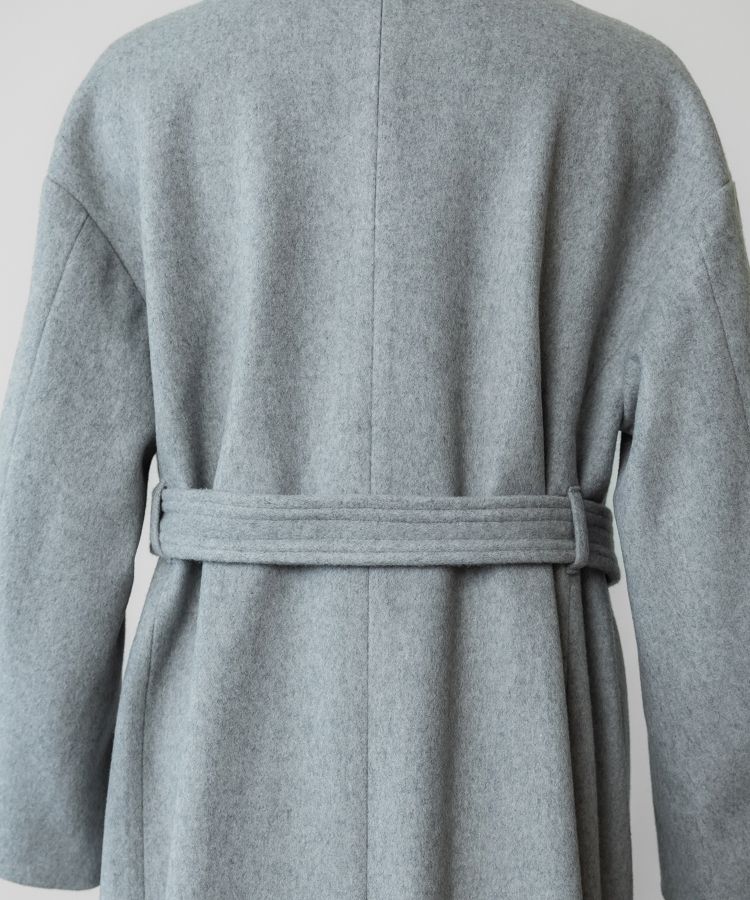 SUPER140S MELTON COAT