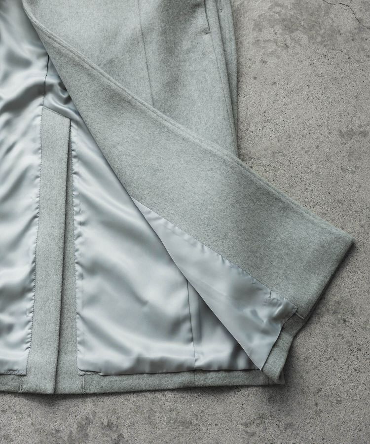 SUPER140S MELTON COAT