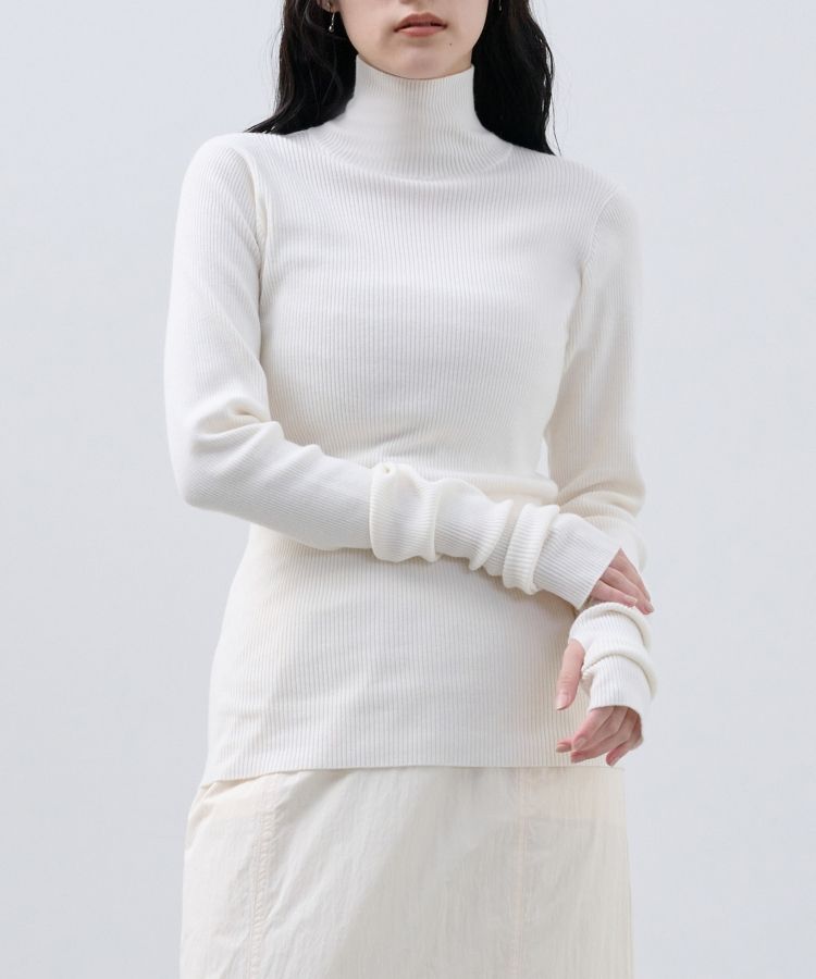 WOOL LONGER SLEEVE KNIT