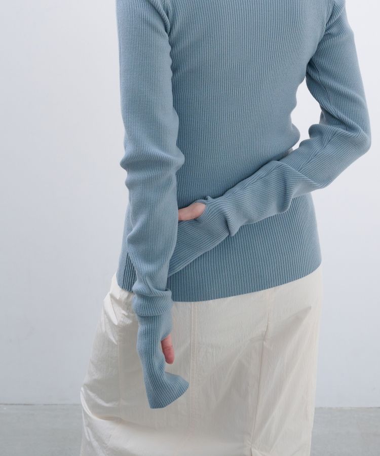 WOOL LONGER SLEEVE KNIT