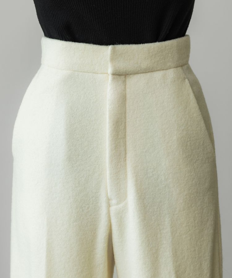 ＜H＞WOOL MOHAIR FLARE PANTS/パンツ　即完売 beautiful peopletropical wool mohair three tuck