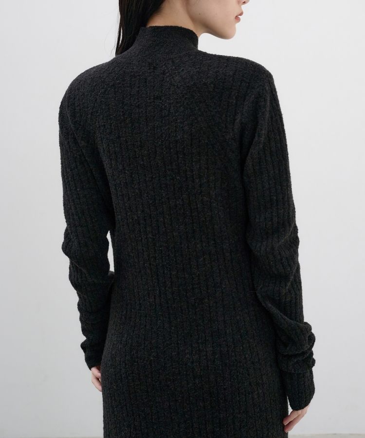 BOUCLE KNIT DRESS