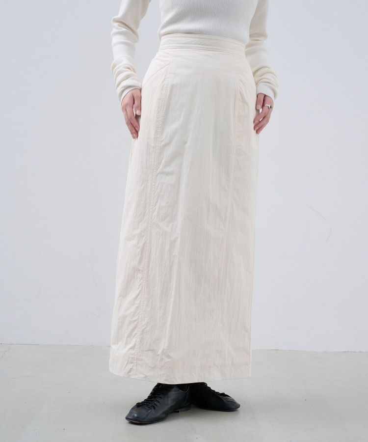 PUFFER STRAIGHT SKIRT